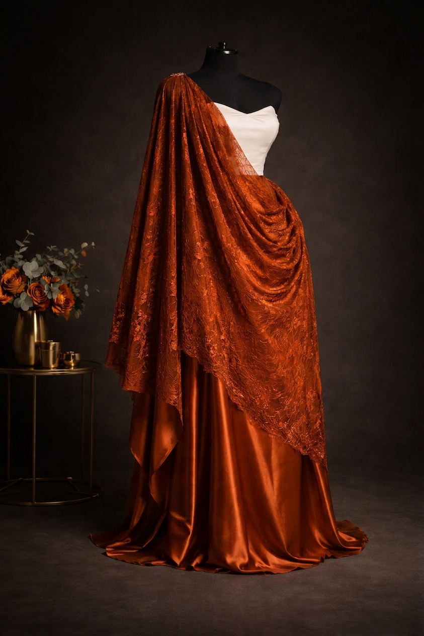 Inyange — Bridal & Maid of Honour — Burnt Orange