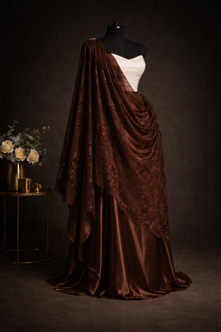 Inyange — Bridal & Maid of Honour — Chocolate Brown