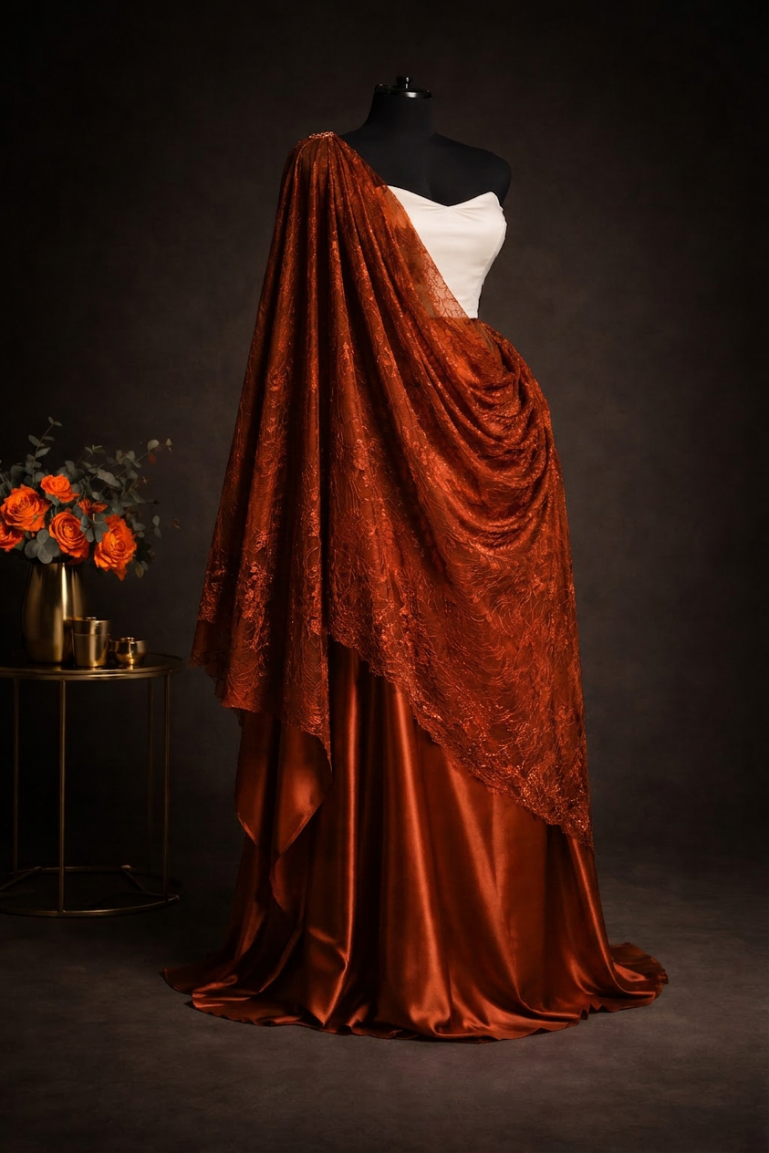 Inyange — Bridal & Maid of Honour — Dark Orange