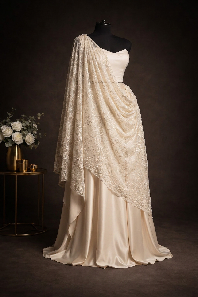 Inyange — Bridal & Maid of Honour — Pearl Ivory