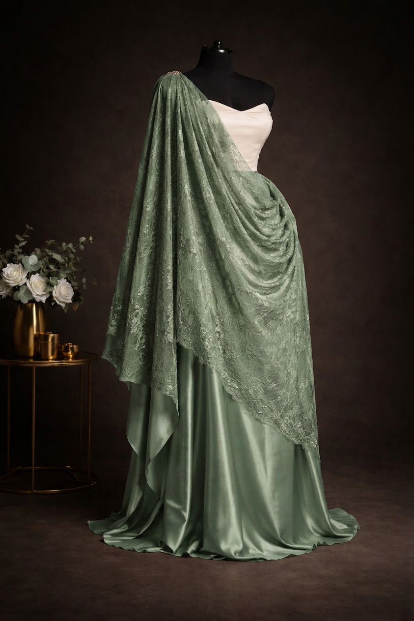 Inyange — Bridal & Maid of Honour — Sage Green