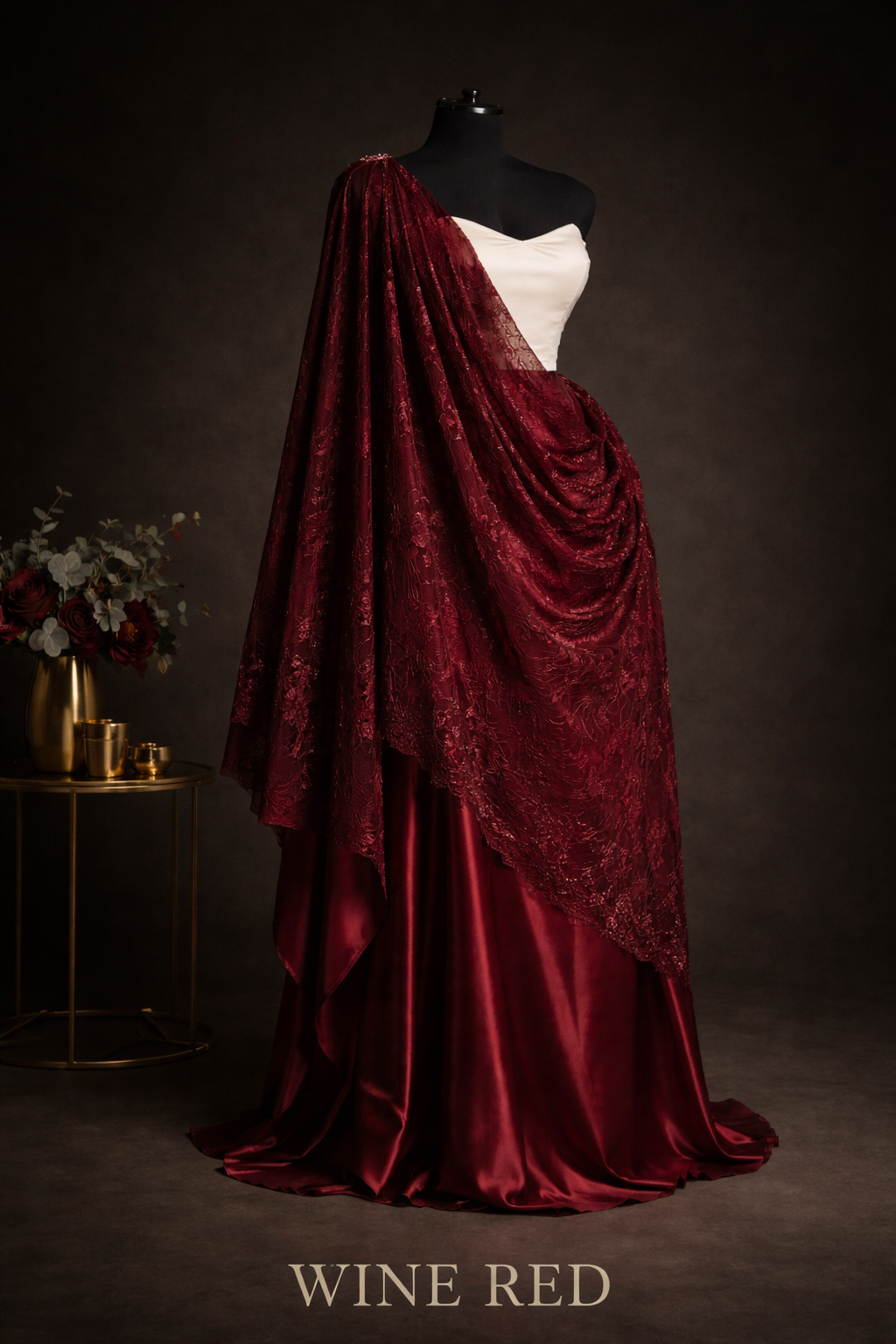 Inyange — Bridal & Maid of Honour — Wine Red